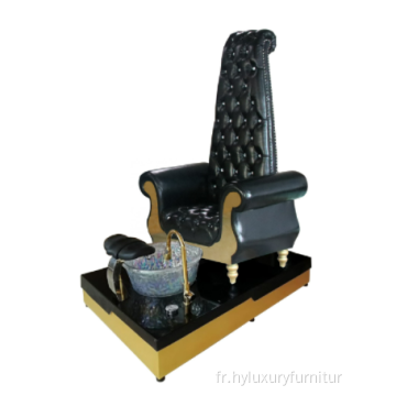 pas de trône de plomberie fauteuil de massage spa de pédicure de luxe